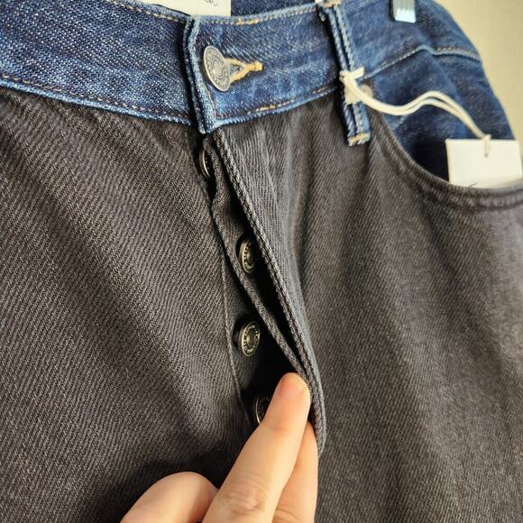 KanCan Regan‎ Black High Rise 90's Boyfriend Jeans Size 9/28 - Picture 7 of 14